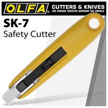 Olfa Safety Cutter W/12.5mm Blade Box Opener Cutter Olfa Safety Cutter W/12.5mm Blade Box Opener Cutter