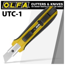 Olfa Utility Knife With Solid Blade Non Slip Grip Heavy Duty Olfa Utility Knife With Solid Blade Non Slip Grip Heavy Duty