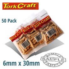 Tork Craft Dowels 6 X 30mm 50 Per Bag Tork Craft Dowels 6 X 30mm 50 Per Bag