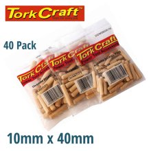 Tork Craft Dowels 10 X 40mm 30 Per Bag Tork Craft Dowels 10 X 40mm 30 Per Bag