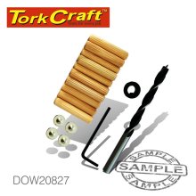 Tork Craft Dowel Kit 8mm - 27 Piece Tork Craft Dowel Kit 8mm - 27 Piece