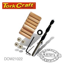 Tork Craft Dowel Kit 10mm - 22 Piece Tork Craft Dowel Kit 10mm - 22 Piece