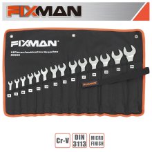 Fixman 14pcs Combination Spanner Set 8mm - 24mm Fixman 14pcs Combination Spanner Set 8mm - 24mm