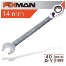 Fixman Reversible Combination Ratcheting Wrench 14mm Fixman Reversible Combination Ratcheting Wrench 14mm