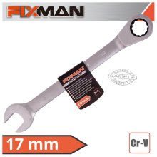 FIXMAN COMBINATION RATCHETING WRENCH 17MM FIXMAN COMBINATION RATCHETING WRENCH 17MM