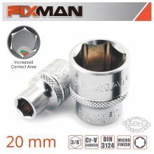FIXMAN 3/8" DRIVE HEX SOCKET 20MM FIXMAN 3/8" DRIVE HEX SOCKET 20MM
