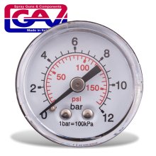 Pressure Gauge 40mm 1/8 Rear Packaged