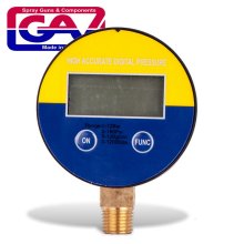 Gav Pressure Gauge 63mm 1/4 Lower Digital Gav Pressure Gauge 63mm 1/4 Lower Digital