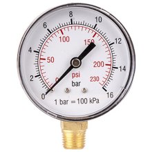 Gav Pressure Gauge 0-16bar 1/4lower63mm Gav Pressure Gauge 0-16bar 1/4lower63mm