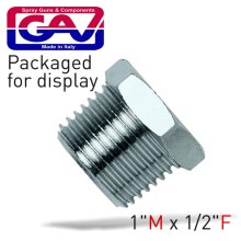 Gav Taper Reducer Bush 1 M X1/2 F Packaged
