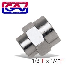 Gav Reducing Socket 1/8 X 1/4 F/F Gav Reducing Socket 1/8 X 1/4 F/F