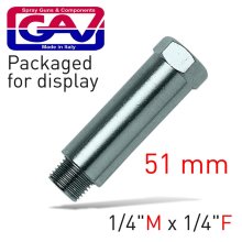Gav Extension 1/4"X1/4"M/F 51mm Packaged Gav Extension 1/4"X1/4"M/F 51mm Packaged