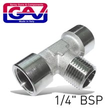 Gav T Connector 1/4" Ffm Gav T Connector 1/4" Ffm