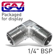 Gav Elbow 1/4"Mm Packaged Gav Elbow 1/4"Mm Packaged
