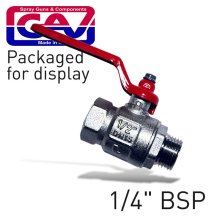Gav Quick Ball Tap 1/4"X 1/4"F-M Packaged
