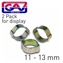 Gav Hose Clamp Crimp Type 11-13mm 2pack Gav Hose Clamp Crimp Type 11-13mm 2pack