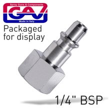 Gav Quick Coupler/Inserts Aro 1/4"F 2 Packaged