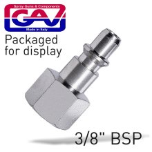 Gav Quick Coupler/Inserts Aro 3/8"F 2 Packaged
