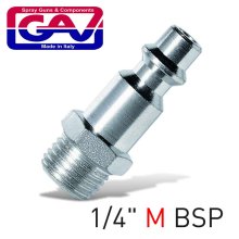 Gav Quick Coupler/Inserts 1/4"M Usa Gav Quick Coupler/Inserts 1/4"M Usa
