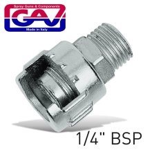 Gav Nipple With Metal Ring 1/4"M For Bayonet Couplings Gav Nipple With Metal Ring 1/4"M For Bayonet Couplings