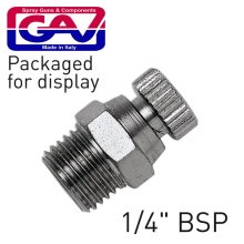 Gav Bleeding Drain Cock 1/4" Packaged Gav Bleeding Drain Cock 1/4" Packaged