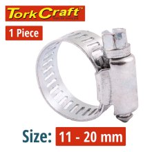 Air Craft Hose Clamp 11-20mm Each (10 Per Box K6 ) Air Craft Hose Clamp 11-20mm Each (10 Per Box K6 )