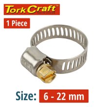 Air Craft Hose Clamp 6-22mm Each (10 Per Box Gm6) Air Craft Hose Clamp 6-22mm Each (10 Per Box Gm6)