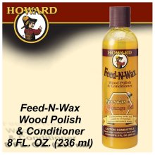 Howard Feed-N-Wax Wood Polish & Conditioner 8 Fl.Oz Howard Feed-N-Wax Wood Polish & Conditioner 8 Fl.Oz