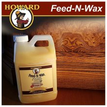 Howard Feed-N-Wax Wood Polish & Conditioner 64 Fl.Oz Howard Feed-N-Wax Wood Polish & Conditioner 64 Fl.Oz