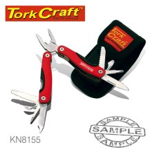 Tork Craft Multitool Red Mini With Nylon Pouch Tork Craft Multitool Red Mini With Nylon Pouch