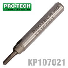 Pro-Tech Straight Bit 1/8" (3,2mm) X 1/2" Cut Solid Carbide 2 Flute 1/4"Shank