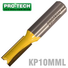 Pro-Tech Straight Bit 10mm X 32mm Cut 2 Flute Metric 1/2" Shank Pro-Tech Straight Bit 10mm X 32mm Cut 2 Flute Metric 1/2" Shank