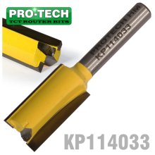 Pro-Tech Straight Bit 1/2"(12.7mm) X 1"(25.4mm) Cut 2 Flute With Bottom Cut 1/4 Pro-Tech Straight Bit 1/2"(12.7mm) X 1"(25.4mm) Cut 2 Flute With Bottom Cut 1/4