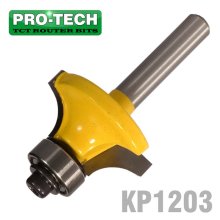 Pro-Tech Corner Rounding 1 1/8" X 1/2" (5/16" Radius) 1/4" Shank Pro-Tech Corner Rounding 1 1/8" X 1/2" (5/16" Radius) 1/4" Shank