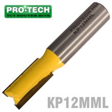Pro-Tech Straight Bit 12mm X 26mm Cut 2 Flute Metric 1/2" Shank Pro-Tech Straight Bit 12mm X 26mm Cut 2 Flute Metric 1/2" Shank