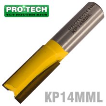 Pro-Tech Straight Bit 14mm X 26mm Cut 2 Flute Metric 1/2" Shank Pro-Tech Straight Bit 14mm X 26mm Cut 2 Flute Metric 1/2" Shank