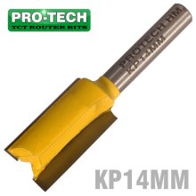 Pro-Tech Straight Bit 14mm X 25mm Cut 2 Flute Metric 1/4" Shank Pro-Tech Straight Bit 14mm X 25mm Cut 2 Flute Metric 1/4" Shank
