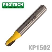 Pro-Tech Round Nose Veining Bit One Flute 3/16" X 5/16" 1/4" Shank Pro-Tech Round Nose Veining Bit One Flute 3/16" X 5/16" 1/4" Shank