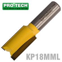 Pro-Tech Straight Bit 18mm X 32mm Cut 2 Flute Metric 1/2" Shank Pro-Tech Straight Bit 18mm X 32mm Cut 2 Flute Metric 1/2" Shank