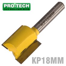 Pro-Tech Straight Bit 18mm X 28mm Cut 2 Flute Metric 1/4" Shank Pro-Tech Straight Bit 18mm X 28mm Cut 2 Flute Metric 1/4" Shank