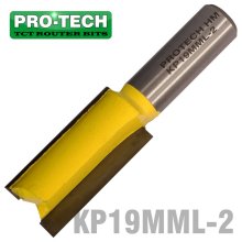 Pro-Tech Straight Bit 19mm X 38mm Cut 2 Flute Metric 1/2" Shank Pro-Tech Straight Bit 19mm X 38mm Cut 2 Flute Metric 1/2" Shank