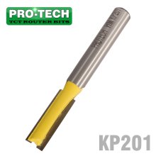 Pro-Tech Straight Bit 1/4" (6.35mm) X 3/4"(19mm) Two Flute 1/4" Shank Pro-Tech Straight Bit 1/4" (6.35mm) X 3/4"(19mm) Two Flute 1/4" Shank