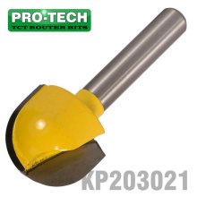 Pro-Tech Core Box 3/4" X 5/8" (3/8" Radius) 1/4" Shank Pro-Tech Core Box 3/4" X 5/8" (3/8" Radius) 1/4" Shank