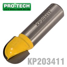 Pro-Tech Core Box 5/8" X 1/2" (5/16" Radius) 1/2" Shank Pro-Tech Core Box 5/8" X 1/2" (5/16" Radius) 1/2" Shank