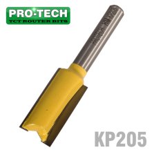 Pro-Tech Straight Bit 1/2" (12.7mm) X 1"(25.4mm) Two Flute 1/4" Shank Pro-Tech Straight Bit 1/2" (12.7mm) X 1"(25.4mm) Two Flute 1/4" Shank