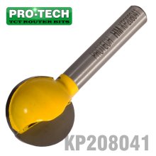 Pro-Tech Plunge Cutting Ball 3/4"(19mm) X 3/4"(19mm) 1/4"Shank Pro-Tech Plunge Cutting Ball 3/4"(19mm) X 3/4"(19mm) 1/4"Shank
