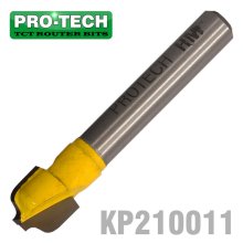 Pro-Tech Ogee Plunge Cutting 3/8" X 3/8" (1/8"Diameter) 1/4" Shank Pro-Tech Ogee Plunge Cutting 3/8" X 3/8" (1/8"Diameter) 1/4" Shank