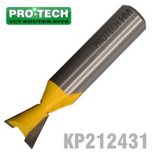 Pro-Tech Dovetail Bit 9/16" (14.3mm) X 1/2" 1/2" Shank Pro-Tech Dovetail Bit 9/16" (14.3mm) X 1/2" 1/2" Shank