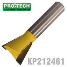 Pro-Tech Dovetail Bit 3/4" (19mm) X 1/2" 1/2" Shank Pro-Tech Dovetail Bit 3/4" (19mm) X 1/2" 1/2" Shank