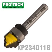 Pro-Tech Classical Bit 1/2" X 3/8" With Top Bearing 1/4" Shank